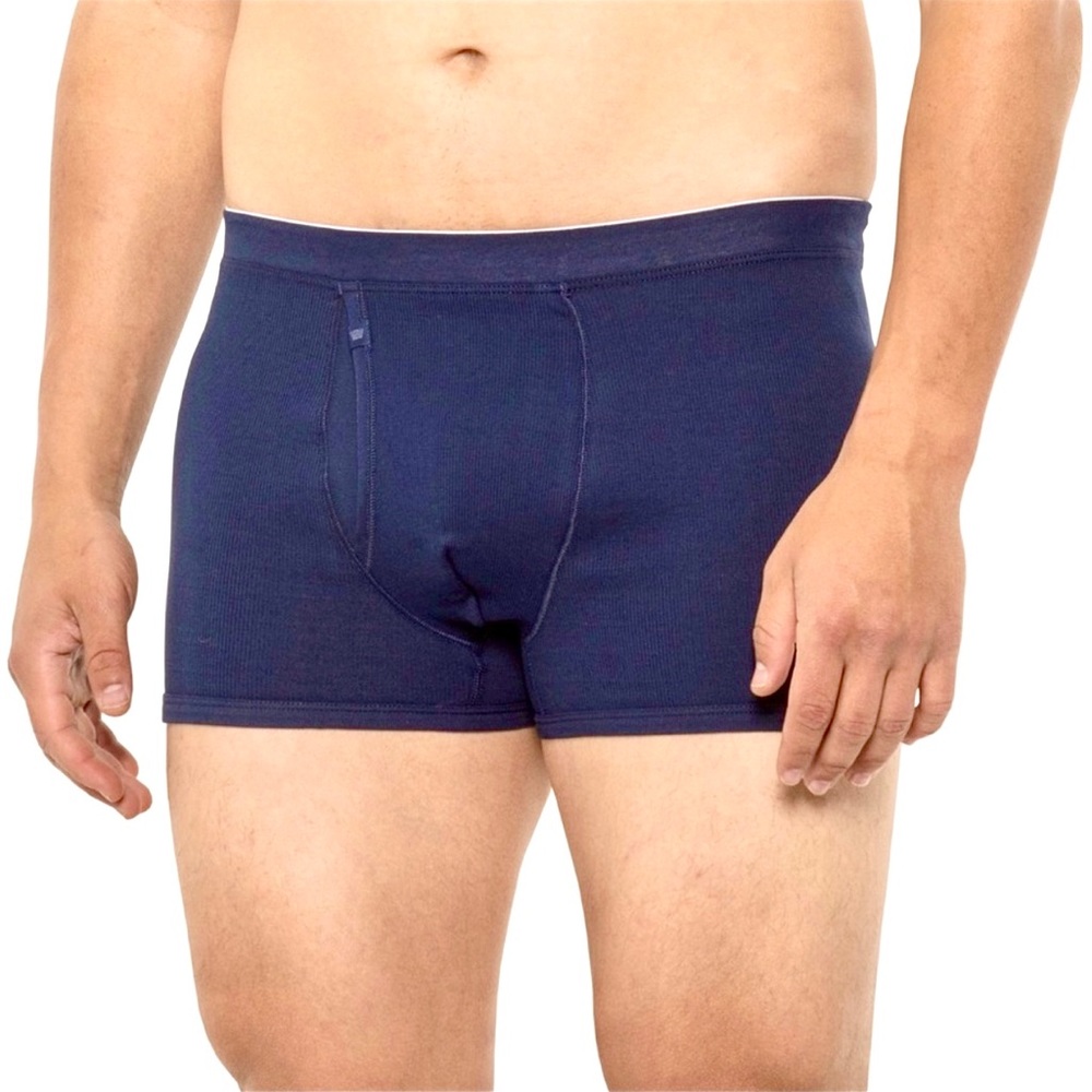 Mack Weldon J.Crew collaboration Men’s Prime
Cotton Trunk boxer brief.